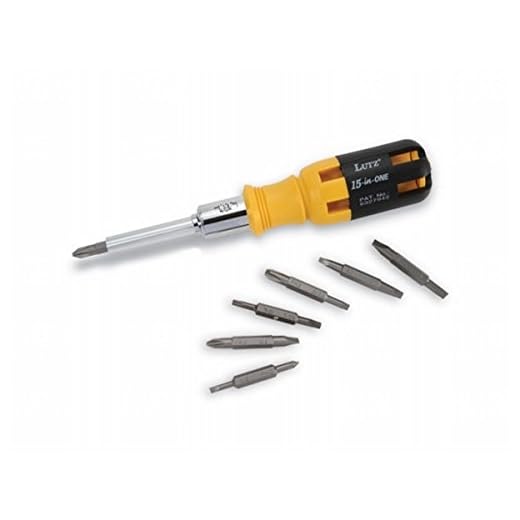 Lutz 15-in-1 Ratchet Screwdriver-YELLOW/BLACK