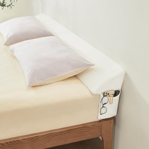 Voctriam Bed Wedge Gap Filler Queen with Pockets