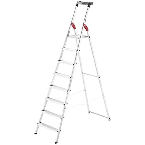 Hailo 8160807 L60 Easyclix Ladder - Silver Cover