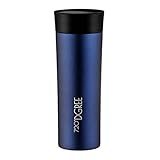 720°DGREE Premium Thermobecher “PleasureToGo” - 450ml, BPA-Frei, Auslaufsicher - Schlanker Edelstahl Kaffeebecher to go, Isolierbecher, Reisebecher Travel Mug mit Deckel - 360°-Trinköffnung - 5h heiß