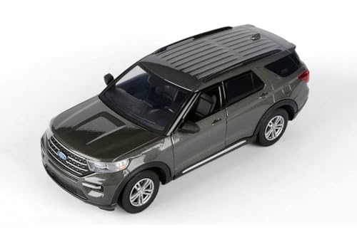 Modelo a escala 1:24 Showcasts 2022 Explorer XLT SUV gris 71378GY miniatura 5