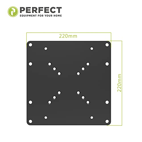 Perfect Universal VESA Adpapter VESA 50 x 50 to 200 x 200, 1 Piece, Black, VESA:200x200 - Image 4