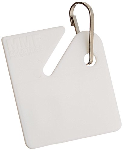 MMF Industries Slotted Square Plastic Key Tag, 20 per Pack (201300006)