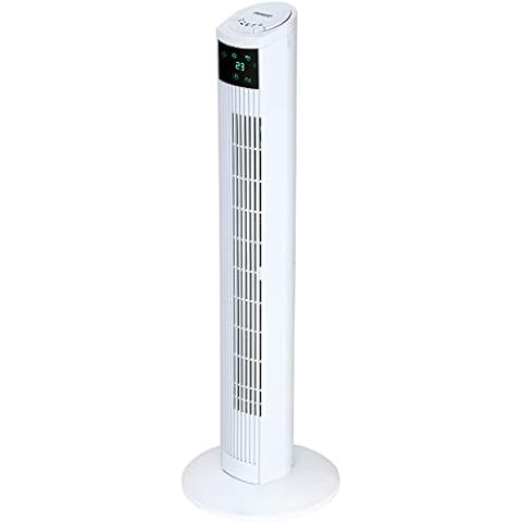Monzana Ventilador de Torre con Temporizador, Control Remoto y Compartimento de Aromas Cover