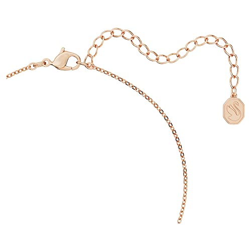 Swarovski Originally Pendant Necklace, Pearl and Clear Pavé Crystals in a Rose Gold-Tone Finished Setting, Part of the Originally Collection by Swarovski - Image 3