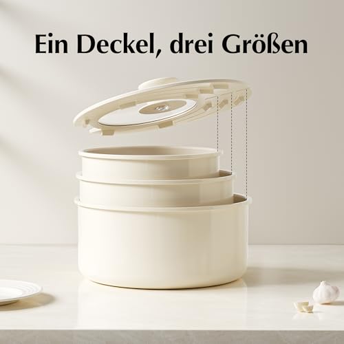 Casseroles Céramique 16/18/20 cm Poignée Amovible Redchef – Image 3