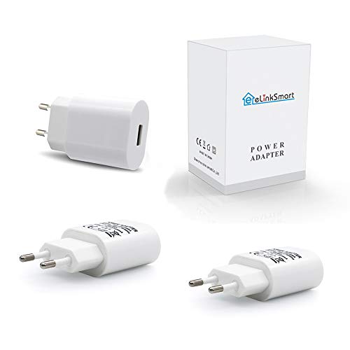 eLinkSmart 3 Pack USB Cargador EU 5V / 2A USB Cargador para Phone 7/7 Plus / 6S / 6S Plus, Pad, Tableta, Galaxy, Teléfono Samsung Cover