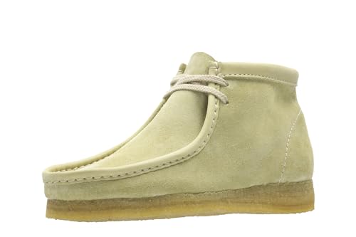 Clarks Originals Women's Wallabee Boot, Maple Suede, 8.5 Medium US