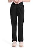 Dickies Women's EDS Signature Natural Rise Pull-On Pant, Black, XX-Small Petite