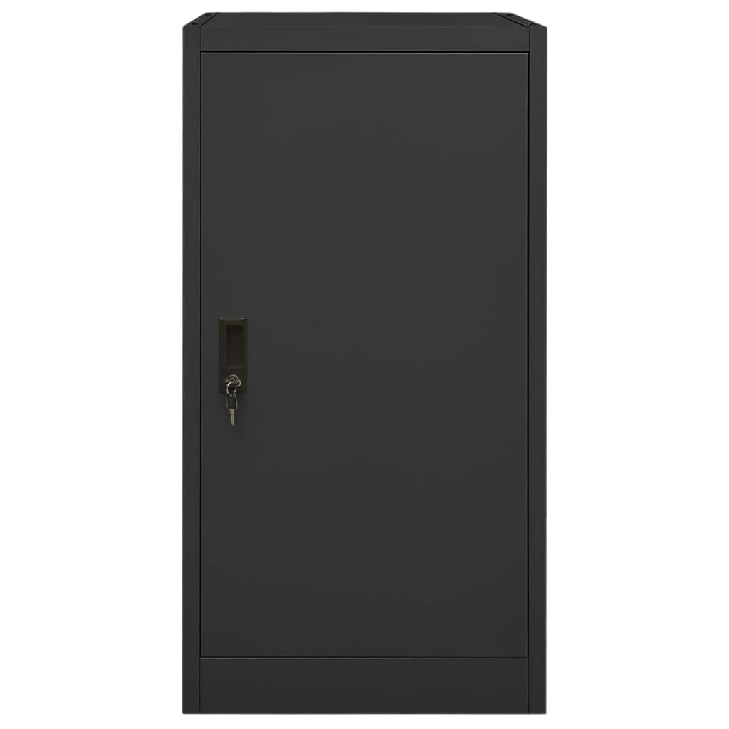 Makastle Sattelschrank groß Sattelspind Stallspind Metallschrank Sattelhalter und Haken sind höhenverstellbar, Anthrazit 53x53x105 cm Stahl