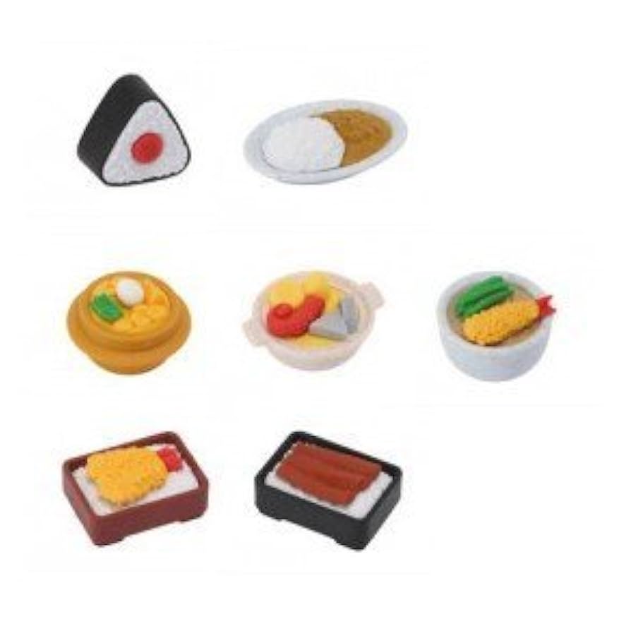 IWAKO イワコー　食堂けけしごむ　おもしろ消しゴム バーガーセットケシゴム バーガーセット消しゴム［60個入］ | 60個セット,食べ物のなかま