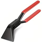 LYCXAMES Falzzange 45°, Biegezange Breit 60 mm, Abkantzange Blechbiegezange, Biegezange Blech Mit Rutschfestem Griff zum Biegen und Glätten von Blechen