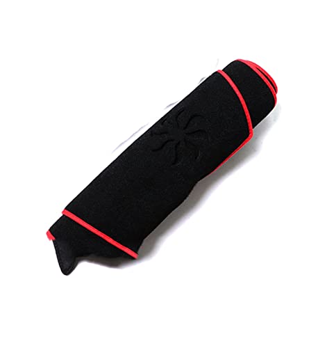 Fundas para salpicadero de coche de alta resistencia para VW Polo MK5 6R con acabado negro
