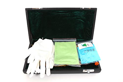 image for Yinfente Professional Oboe C key left F Resonance semi-automatic Eboni