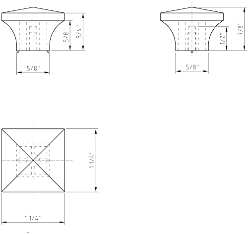 Cario Diecast Cabinet Knob #TOP2