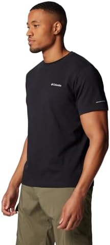 Columbia Mens Thistletown Hills Short Sleeve T-Shirt, Black, Large - 5