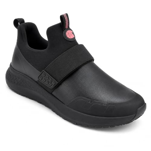 Image of Women's Non Slip Work Shoes Slip Resistant Waterproof Chef Shoe for Women Working in Kitchen Restaurant Food Service Slip-On Design Walking Sneakers Zapatos Trabajo