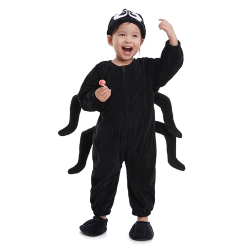 Disfraz de Bebé Spider 0-4T con Capucha 3D miniatura 2