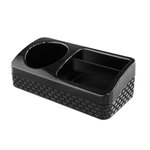 PORTA DETERGENTE ESPONJA E SABÃO RATTAN PRETO COM BASE