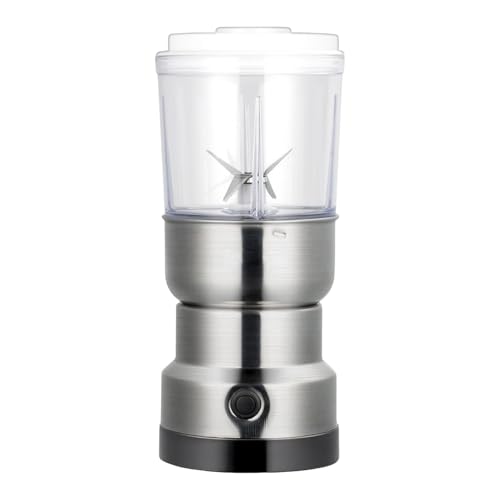 Batidora eléctrica portátil, licuadora personal portátil para bebidas, dispositivo de polvo fino con cortador de acero inoxidable para granos de soja, café, avena, frutas, verduras