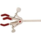 Talboys 916109 Nickel-Plated Zinc 3-Prong Dual Adjustment UltraJaws Extension Heavy-Duty Clamp, 11mm Diameter x 127mm Length Arm, 103mm Grip Size, Large