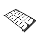 318909206 Range Surface Burner Grate Genuine Original Equipment Manufacturer (OEM) Part Black