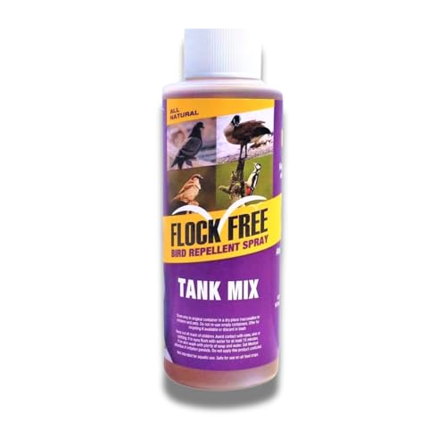 Bird Repellent Spray, Residential Bird Problem Solution by Flock Free Bird Control, 4 oz Concentrate