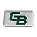 University of Wisconsin - Green Bay Secondary Logo Metal Rectangle Lapel Hat Pin Tie Tack Pinback