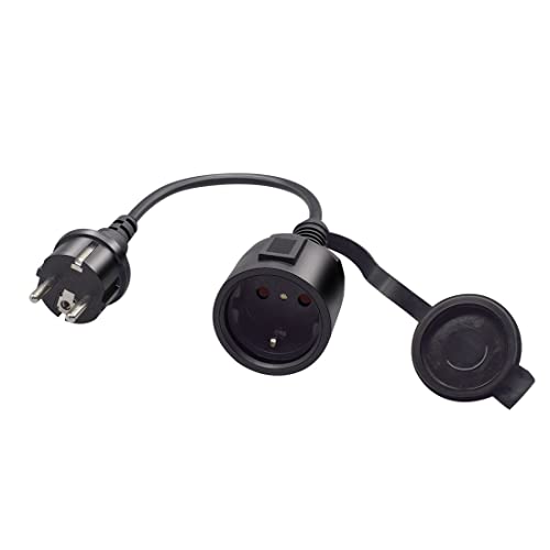 RIIEYOCA Shucko Verlängerungskabel,Schuko Europa Stecker auf...