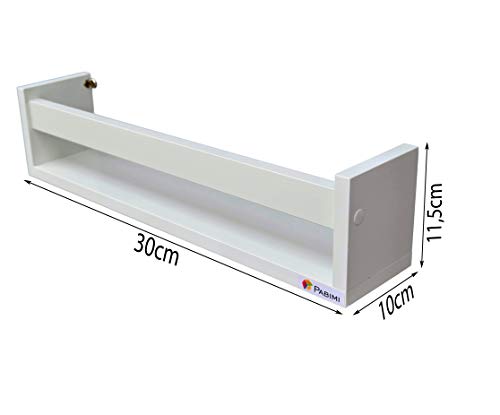 Prateleira Nicho Para Banheiro Cosméticos 30CM Kit 4 Peça