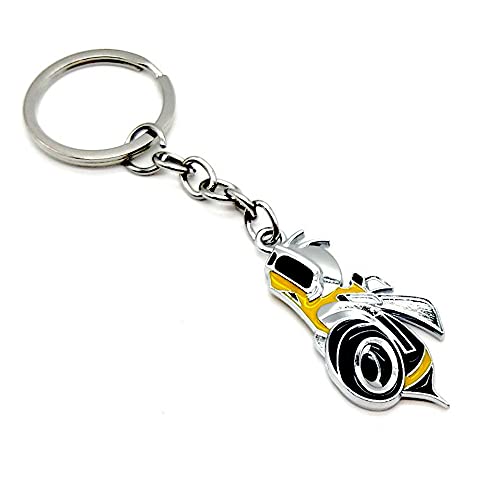 3D Super Bee Scat Pack Car Keychain Metal Emblem Key Holder Keyring Gift (Yellow) 3D Super Bee Scat Pack Car Keychain Metal Emblem Key Holder Keyring Gift (Yellow)