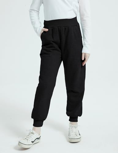 AMEBELLE Boys Girls' Winter Warm Jogger Pant Fleece Lined Elastic Waist Sweatpants2