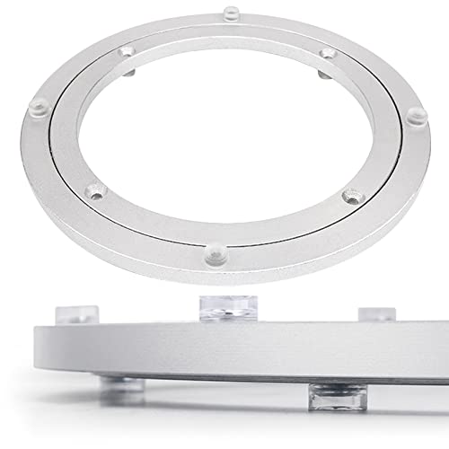 Plato Giratorio Lazy Susan de Aluminio, Rodamiento de Bolas for Plato Giratorio aleación Aluminio, Plateado, Varios tamaños(450 Mm)