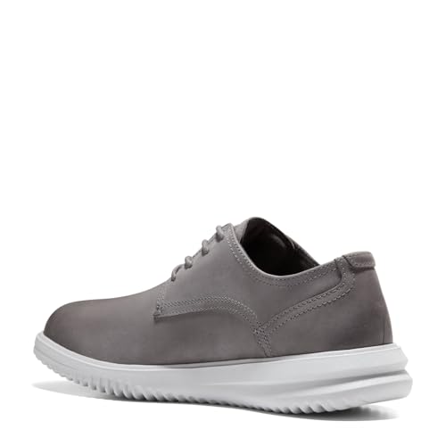 Cole Haan Men's Grand+ Plain Toe Oxford, Quiet Shade Nubuck/Microchip, 8.54