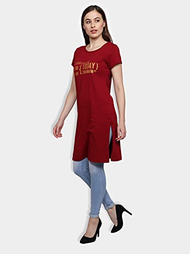 Image of FLEXIMAA Women's Half Sleeve T-Shirt - P