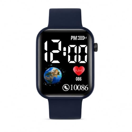 Image of GOLDENIZE FASHION Smart Watch for Kids Girls /Boys, Brthday Return Gift for Kids, Luminous LED Display Fashionable Kids Digital Watches Waterproof Sports Square Electronic Watch for Kid, Boy /Girls