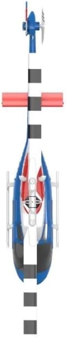 RC ERA C138-PRO Bell-206 Brushless Stabilized 6-Axis Gyroscope 6CH 3D RC Helicopter With Optical Flow Sensor and Upgraded Transmitter - Remote Control Helicopter RTF For Beginner & Adults (Blue)