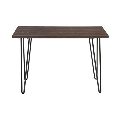 Ofm Ess Collection Home Retro, Writing Desk With Hairpin Legs, 44", Wenge #TOP5
