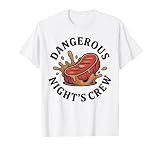Dangerous Nights Crew Funny Retro Party Men Women T-Shirt