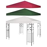 GOPLUS Ersatzdach für Pavillon 3x3m wasserdicht, Pavillondach Ersatzbezug Schutzhaube Dachplane Pavillionplane für Garten Pavillon (Beige, Einzeldach)