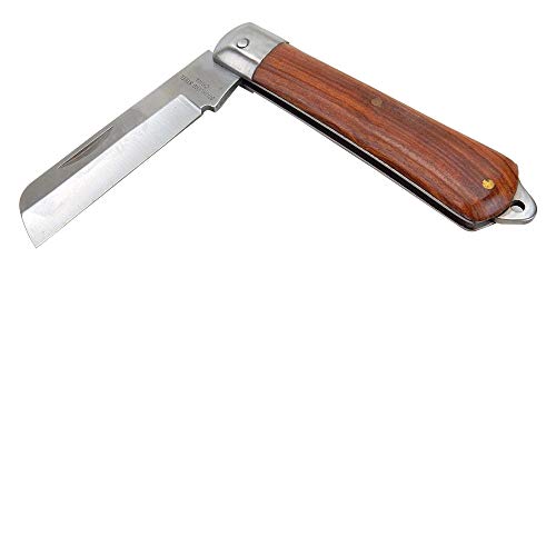 Pocket Knife With Coping Blade, Electrician Knife for Skinning Small Wire & Cable