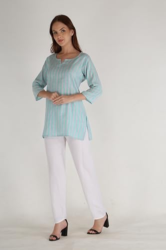 Image of Women's Cotton Straight Kurta with Pant