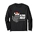 Is This Jolly Enough Brontolone Gatto Nero Natale Maglia a Manica