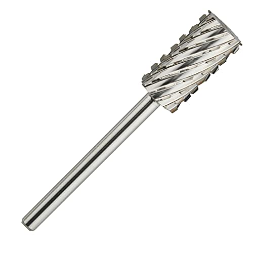 C & I Large Barrel Nail Drill Bits, Professional Electric File for Manicure Drill Machine, Nail Gels Remove, 3/32” (Triple Coarse -3XC)