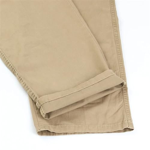 Men Long Pants Straight Joggers Fit Plus Size Business Trousers4