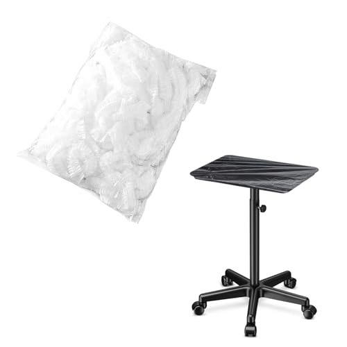 50 Pcs Disposable Tattoo Tray Covers Salon Tray Cover Transparent Contraction Tattoo Arm Rest Clean Plastic Pad Covers Salon Table Station Machine Equipment Cover Wrap Suitable for 18 x 13 Inch Trays