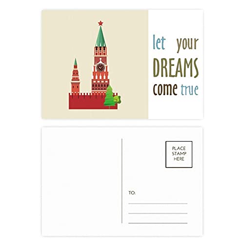 Cartes postales illustrées Russie lot de 20 papeterie souvenir voyage