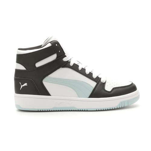Puma Women's Rebound Layup, White-Frosted Dew Black, 9