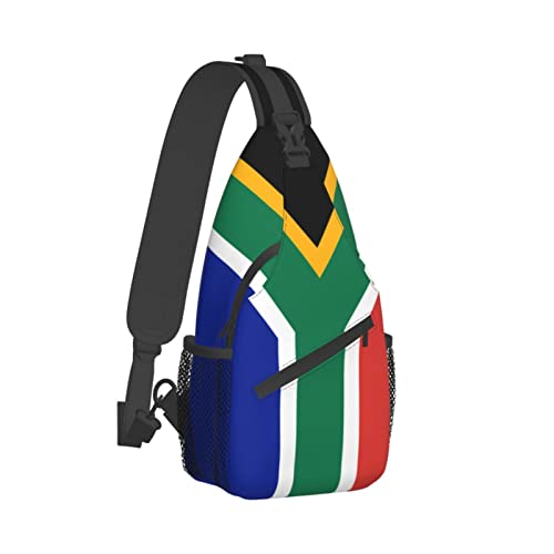 Mochila bandolera Flag Sudáfrica unisex para senderismo miniatura 3