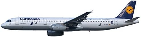 Herpa 611497 Lufthansa Airbus A321 25 Year Crane Protective – D Airr Wismar, Plane